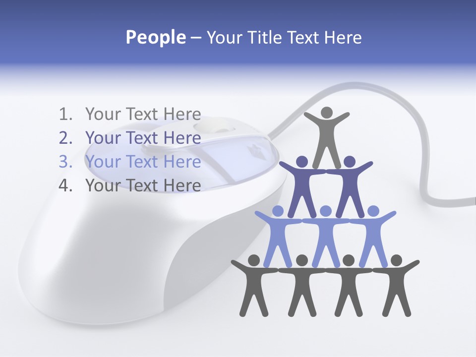 Parallel Compact Blue PowerPoint Template