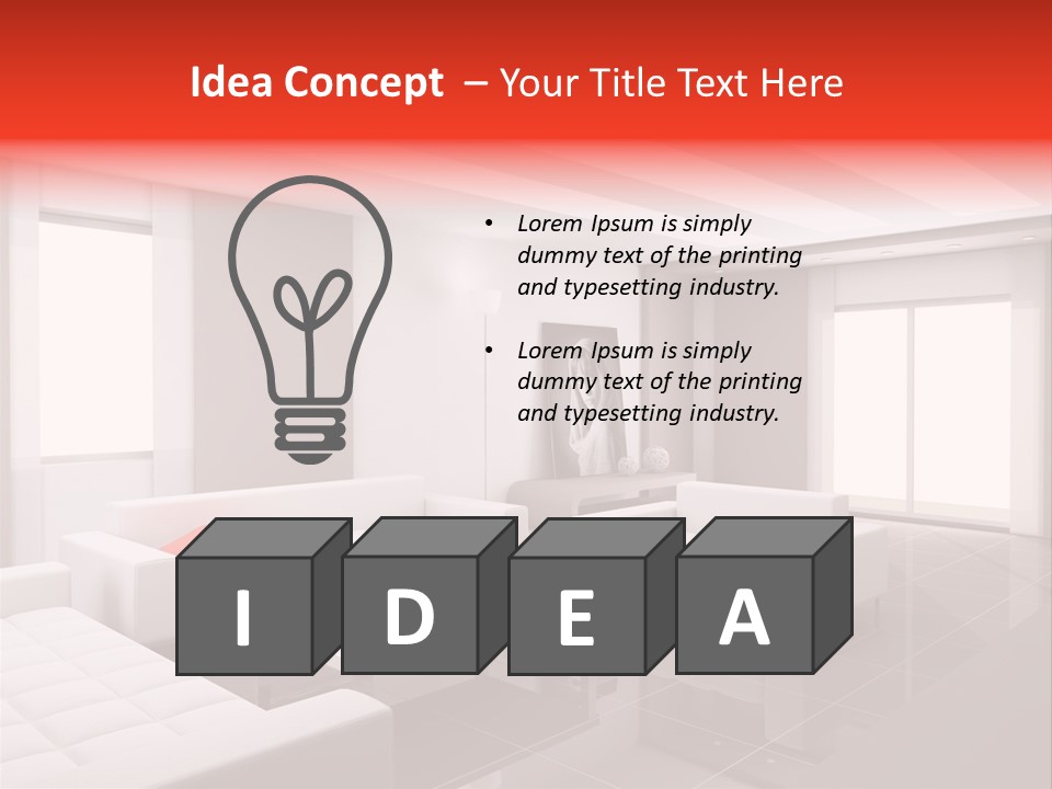 Person Apartment Premise PowerPoint Template