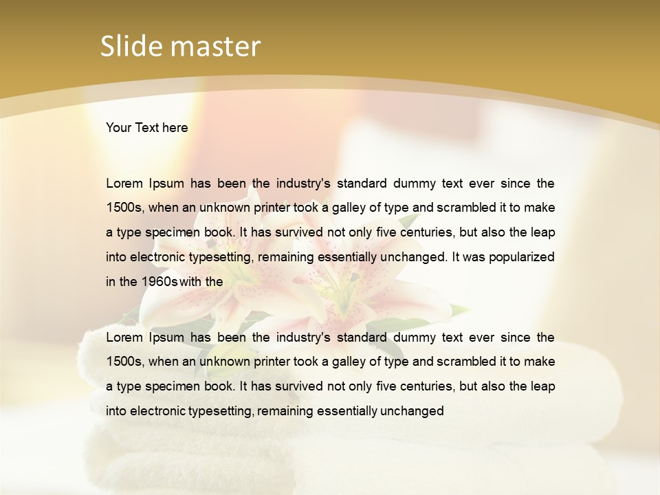 White Room Stacked PowerPoint Template