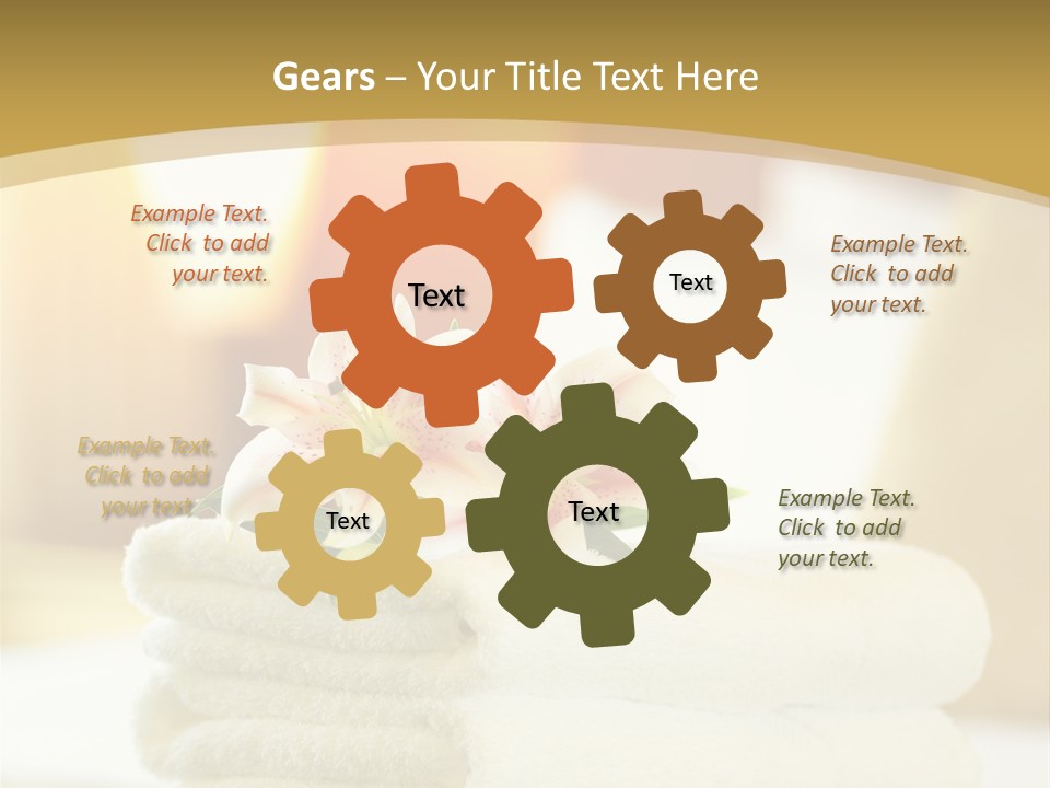 White Room Stacked PowerPoint Template