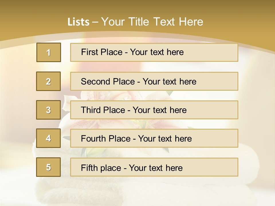 White Room Stacked PowerPoint Template
