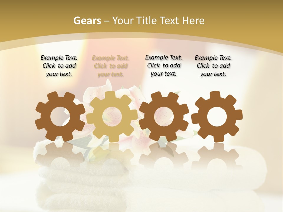 White Room Stacked PowerPoint Template