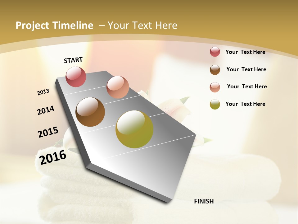 White Room Stacked PowerPoint Template