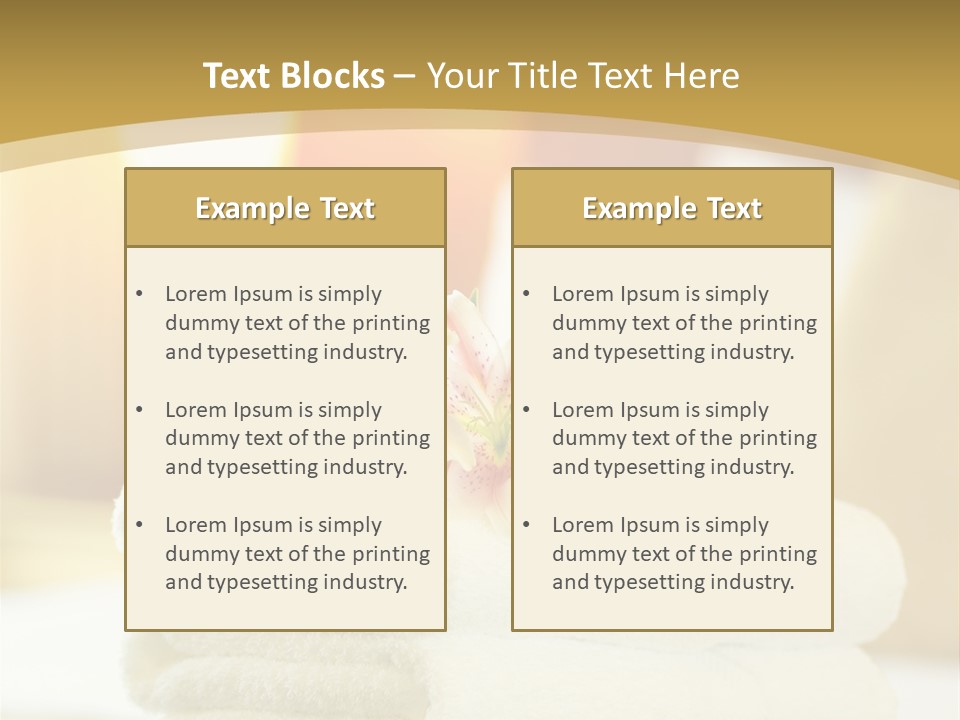 White Room Stacked PowerPoint Template