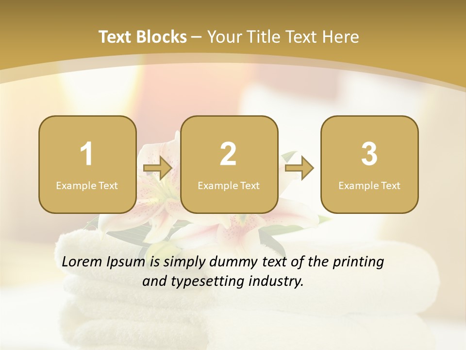 White Room Stacked PowerPoint Template