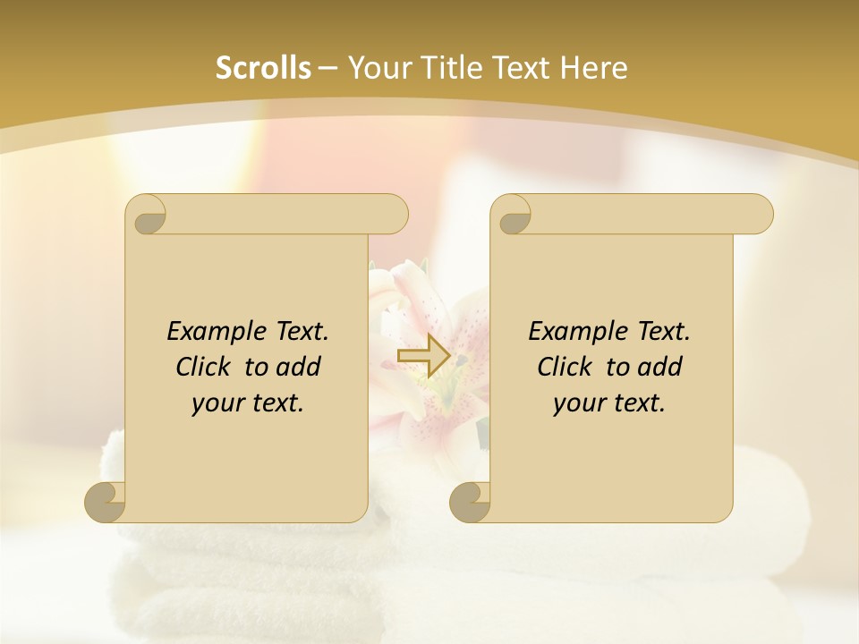 White Room Stacked PowerPoint Template