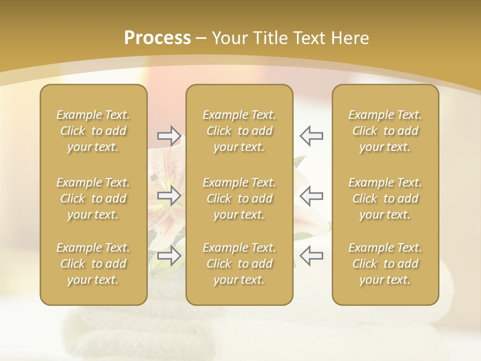 White Room Stacked PowerPoint Template