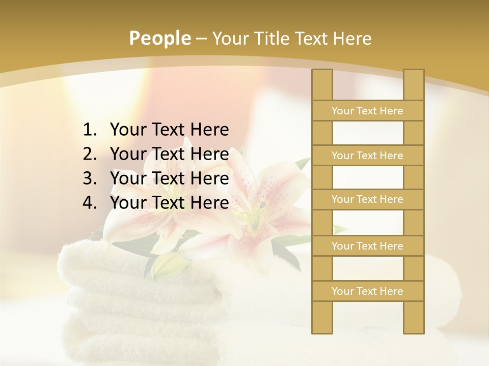 White Room Stacked PowerPoint Template