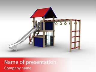 Red Site Cgi PowerPoint Template