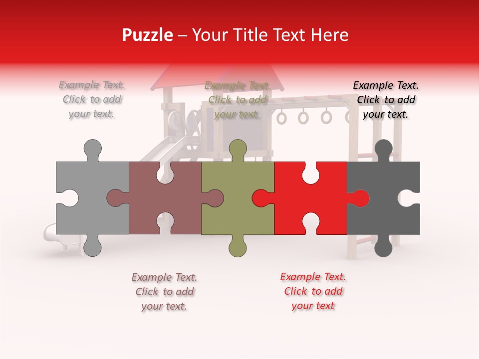 Red Site Cgi PowerPoint Template
