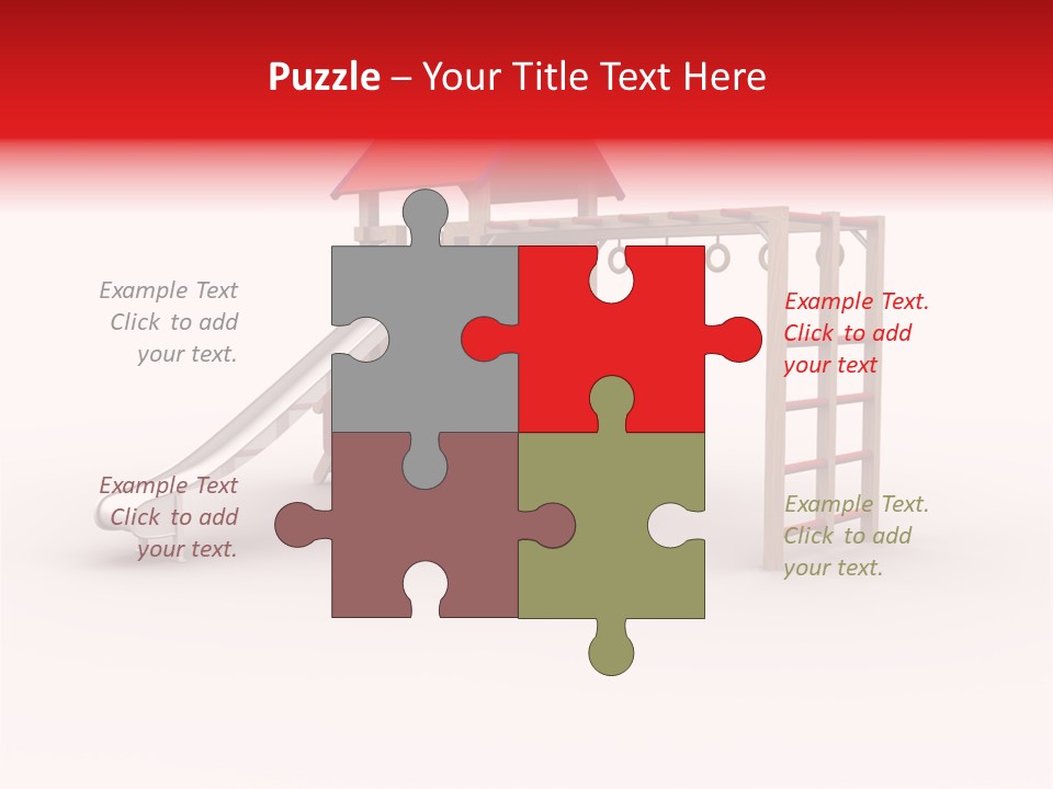Red Site Cgi PowerPoint Template