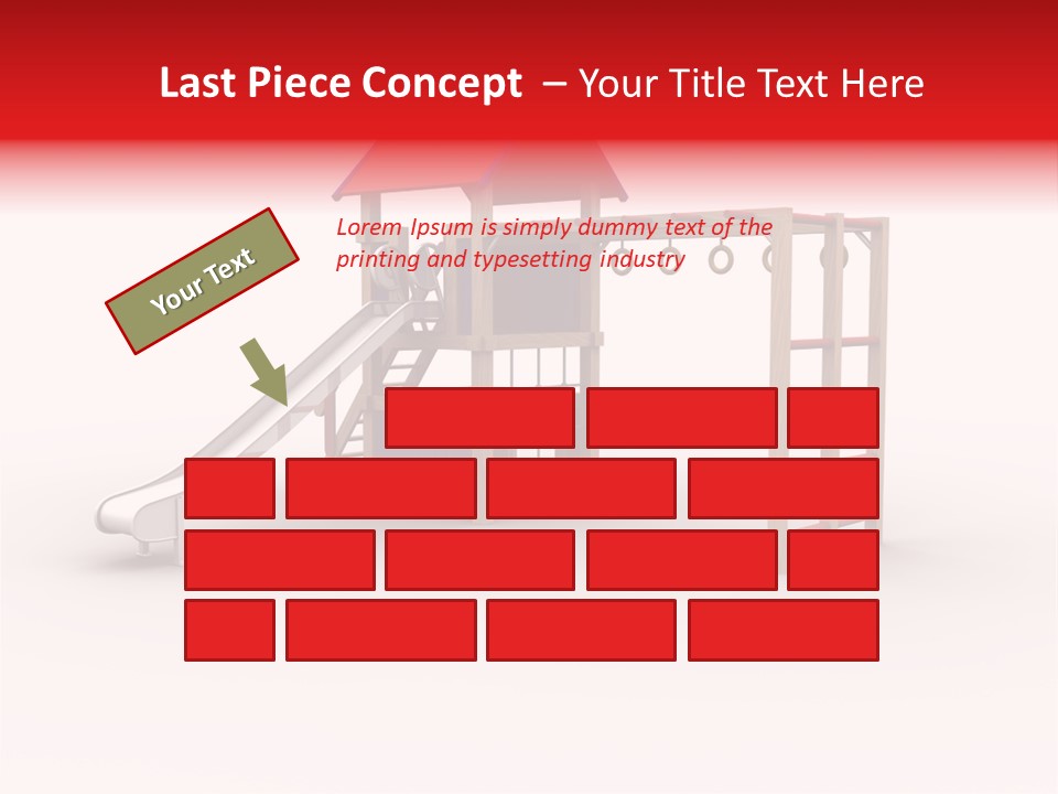 Red Site Cgi PowerPoint Template