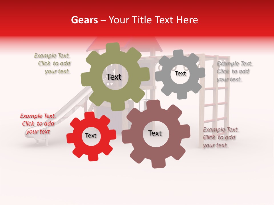 Red Site Cgi PowerPoint Template
