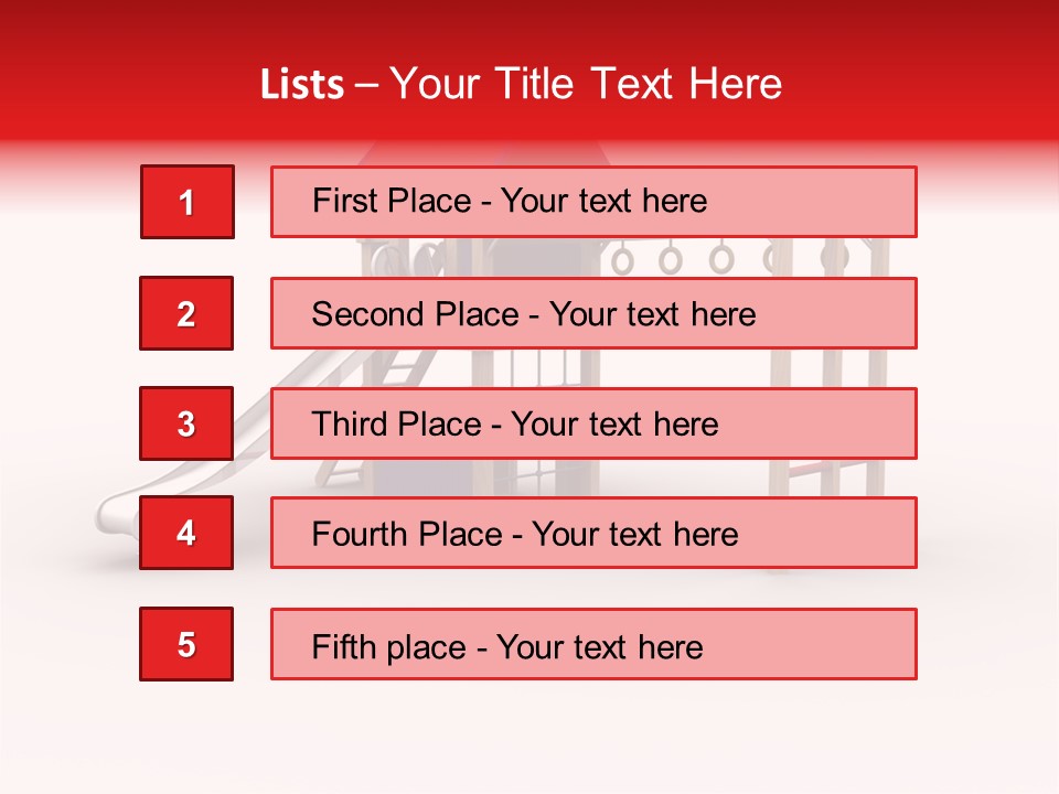 Red Site Cgi PowerPoint Template