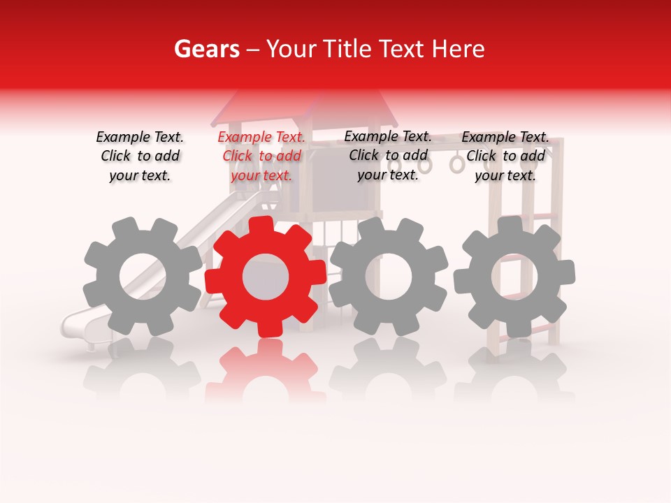 Red Site Cgi PowerPoint Template