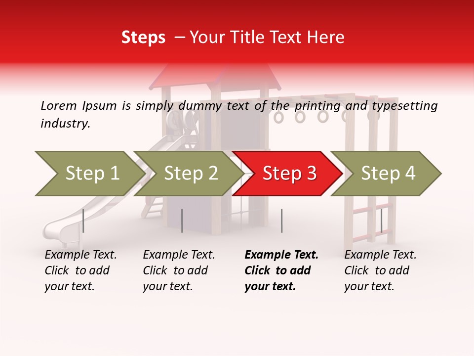 Red Site Cgi PowerPoint Template