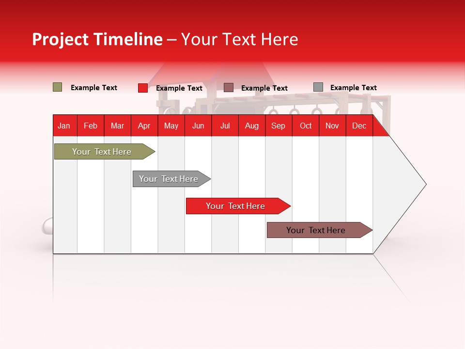 Red Site Cgi PowerPoint Template
