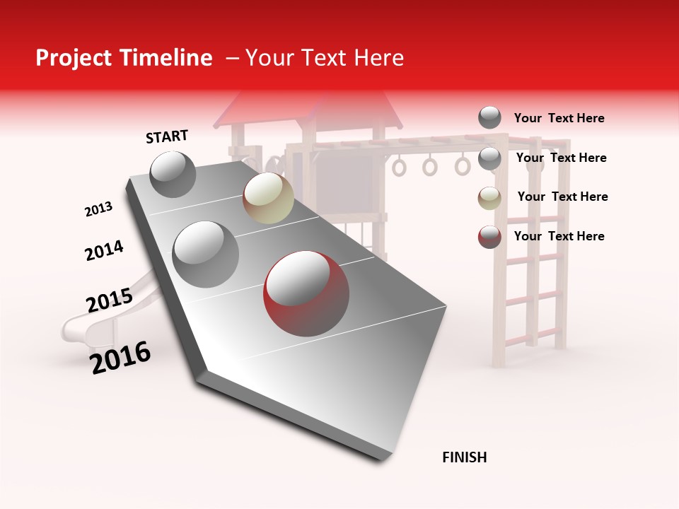 Red Site Cgi PowerPoint Template