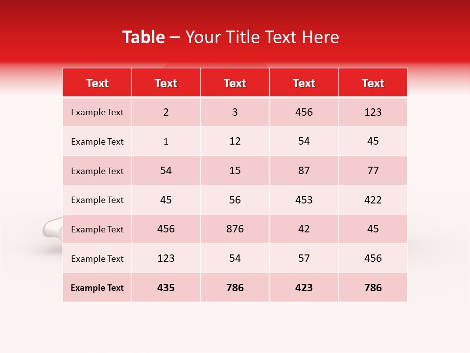 Red Site Cgi PowerPoint Template