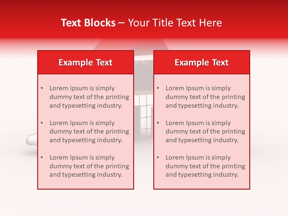 Red Site Cgi PowerPoint Template