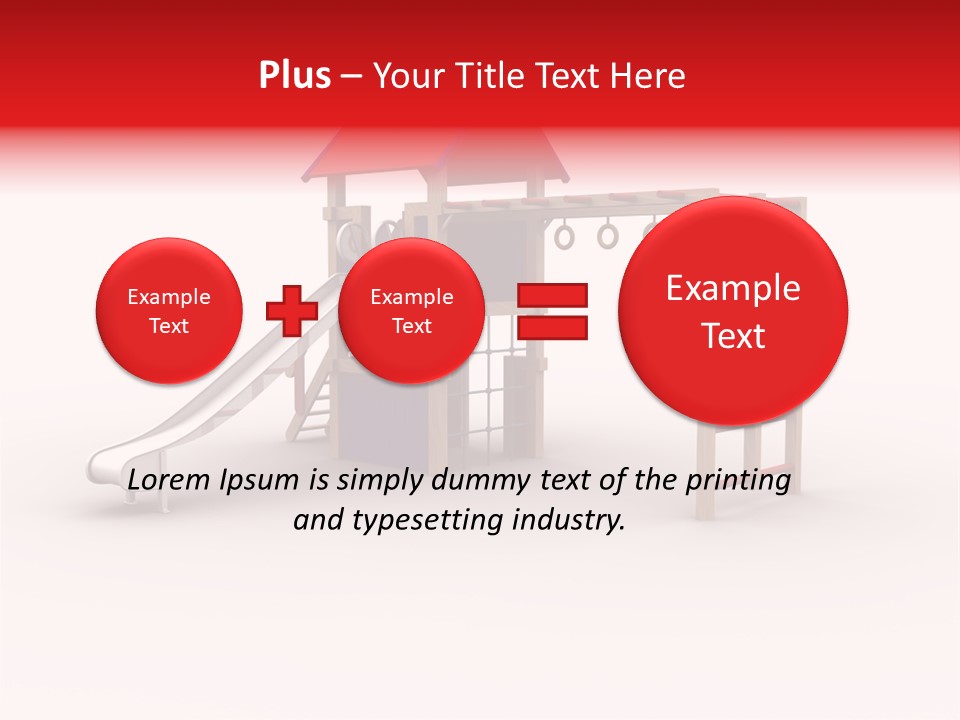 Red Site Cgi PowerPoint Template
