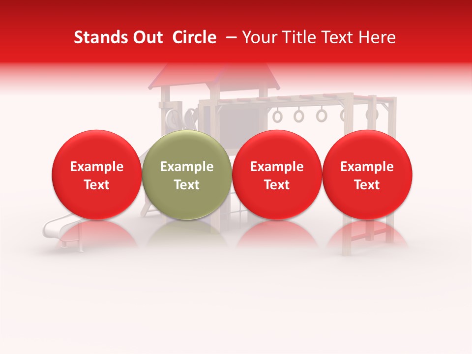 Red Site Cgi PowerPoint Template