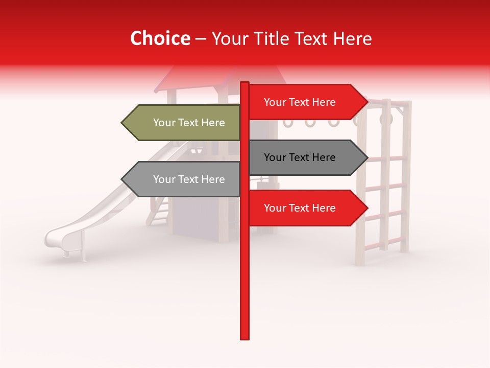 Red Site Cgi PowerPoint Template