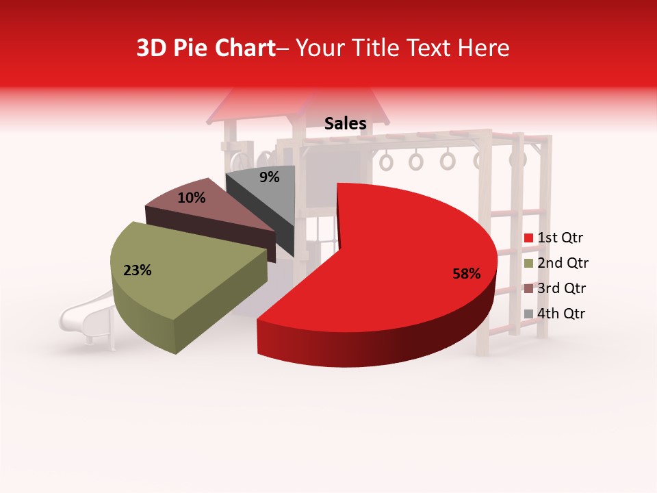 Red Site Cgi PowerPoint Template