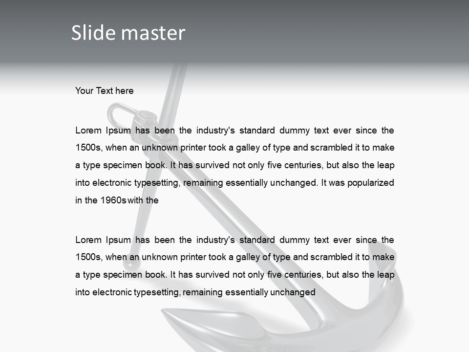 Stability Safely Steel PowerPoint Template