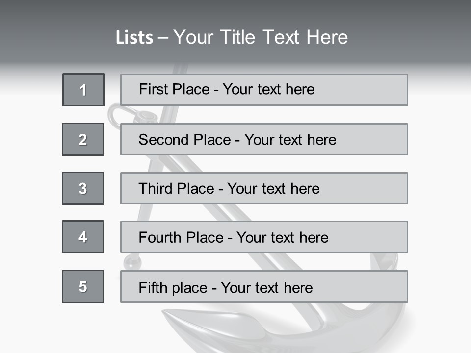 Stability Safely Steel PowerPoint Template