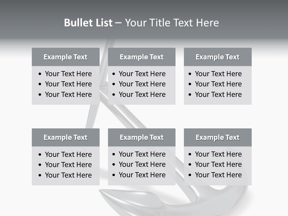 Stability Safely Steel PowerPoint Template