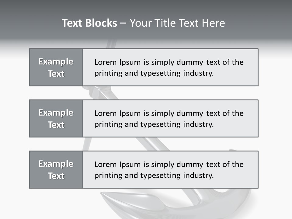 Stability Safely Steel PowerPoint Template