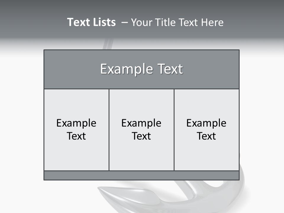 Stability Safely Steel PowerPoint Template