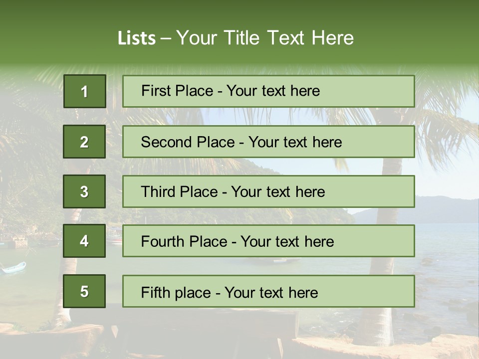 Transportation View Nature PowerPoint Template