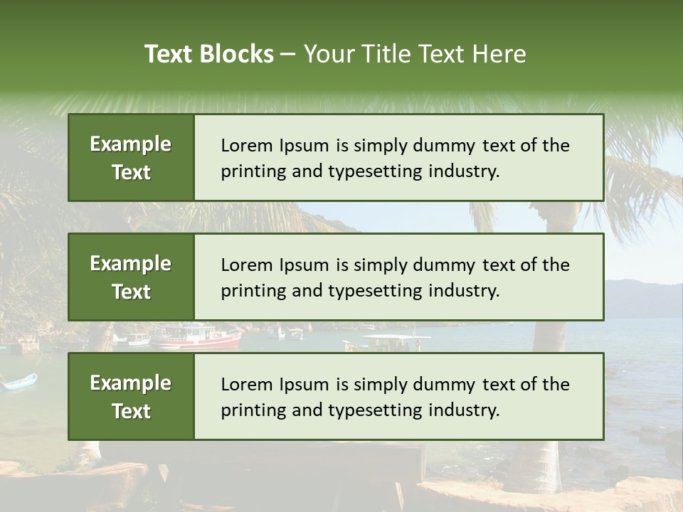 Transportation View Nature PowerPoint Template