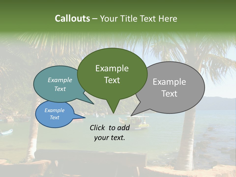 Transportation View Nature PowerPoint Template