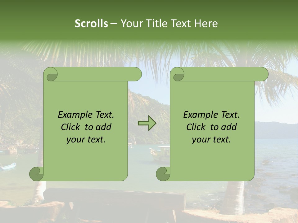 Transportation View Nature PowerPoint Template
