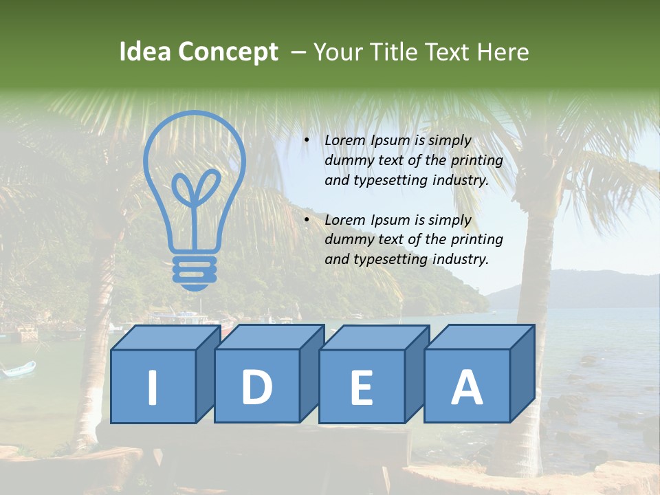 Transportation View Nature PowerPoint Template