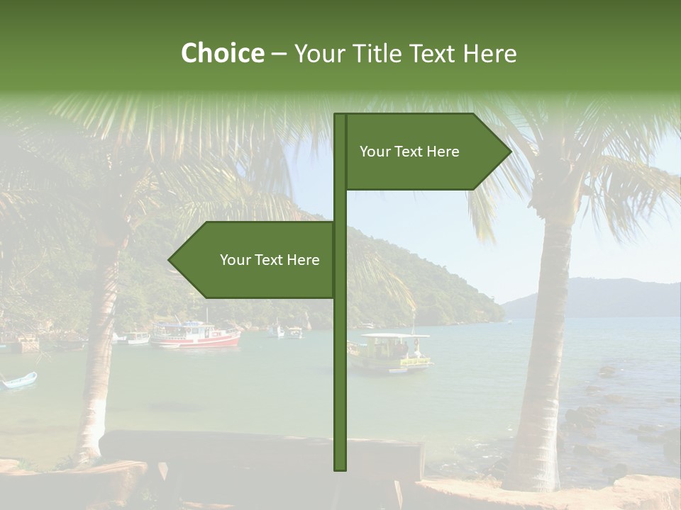 Transportation View Nature PowerPoint Template