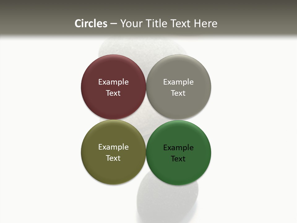 Rocks Oval Beach PowerPoint Template