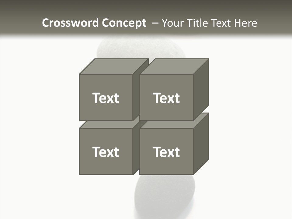 Rocks Oval Beach PowerPoint Template