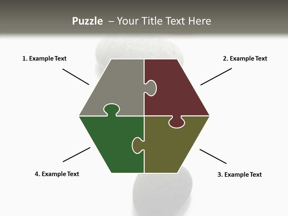 Rocks Oval Beach PowerPoint Template