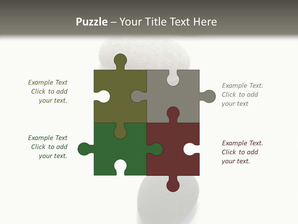 Rocks Oval Beach PowerPoint Template