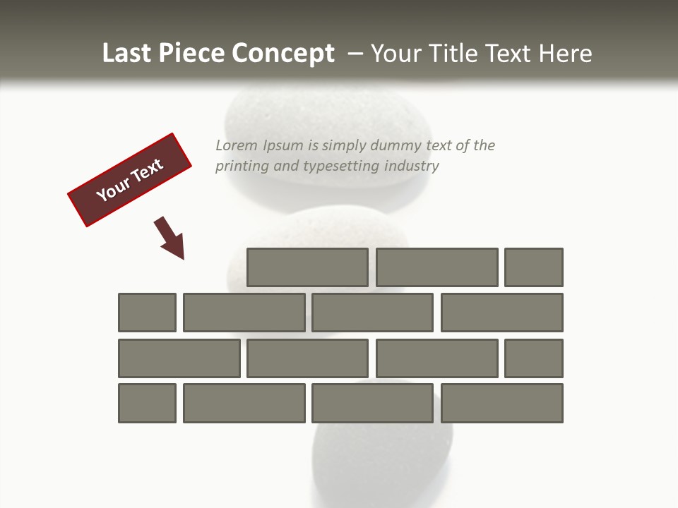 Rocks Oval Beach PowerPoint Template