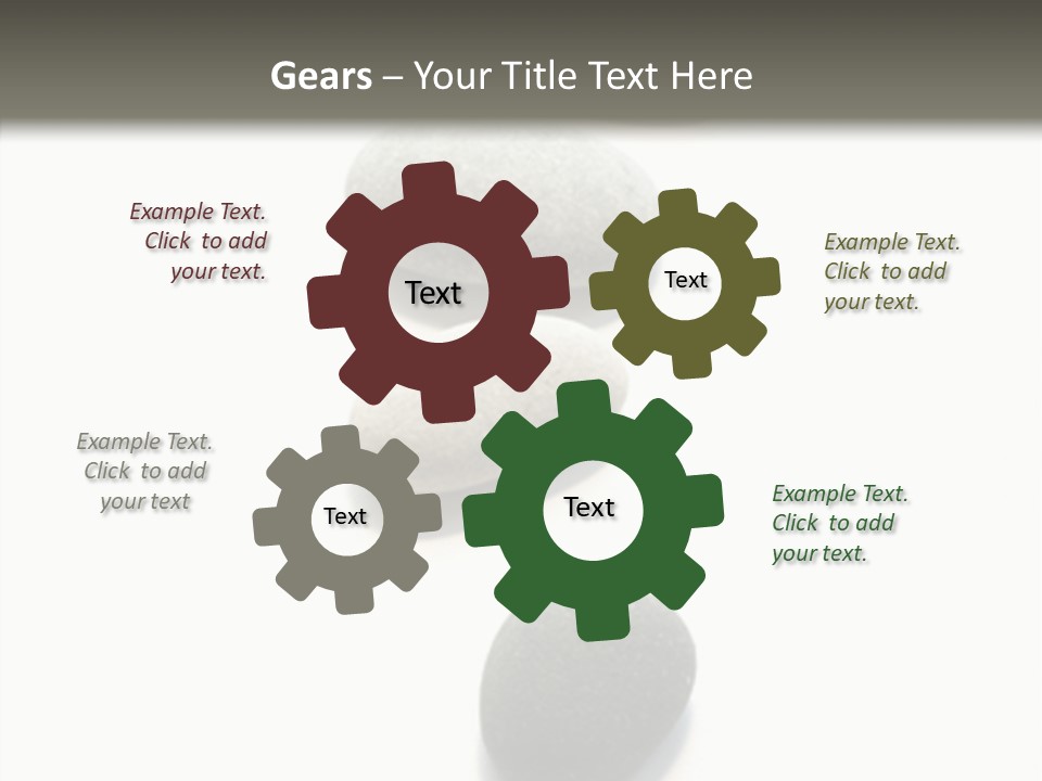 Rocks Oval Beach PowerPoint Template