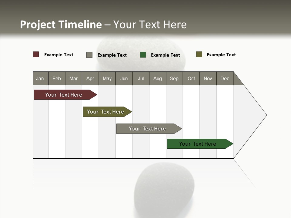 Rocks Oval Beach PowerPoint Template