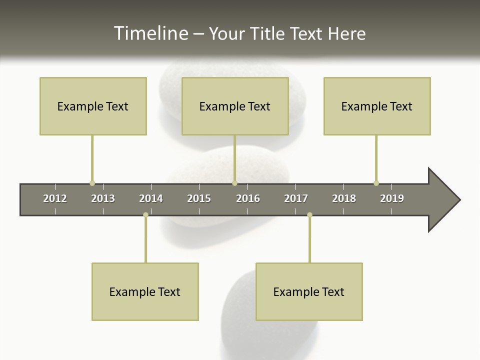 Rocks Oval Beach PowerPoint Template