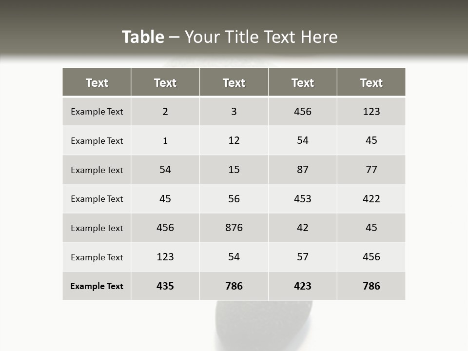Rocks Oval Beach PowerPoint Template