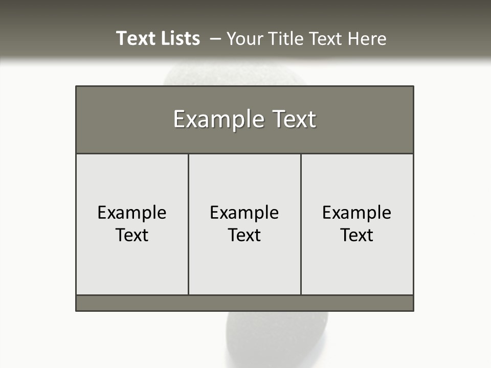Rocks Oval Beach PowerPoint Template