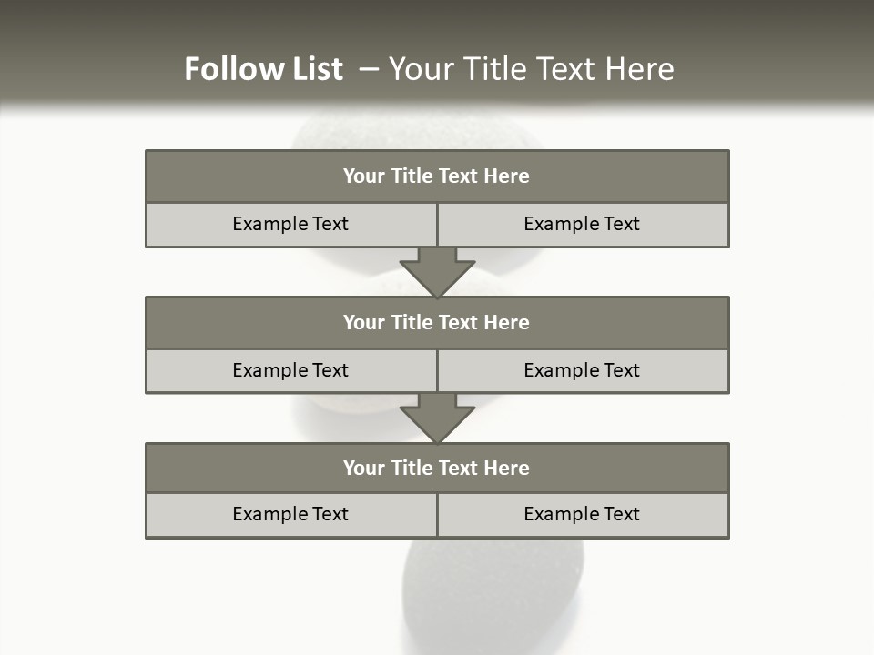 Rocks Oval Beach PowerPoint Template